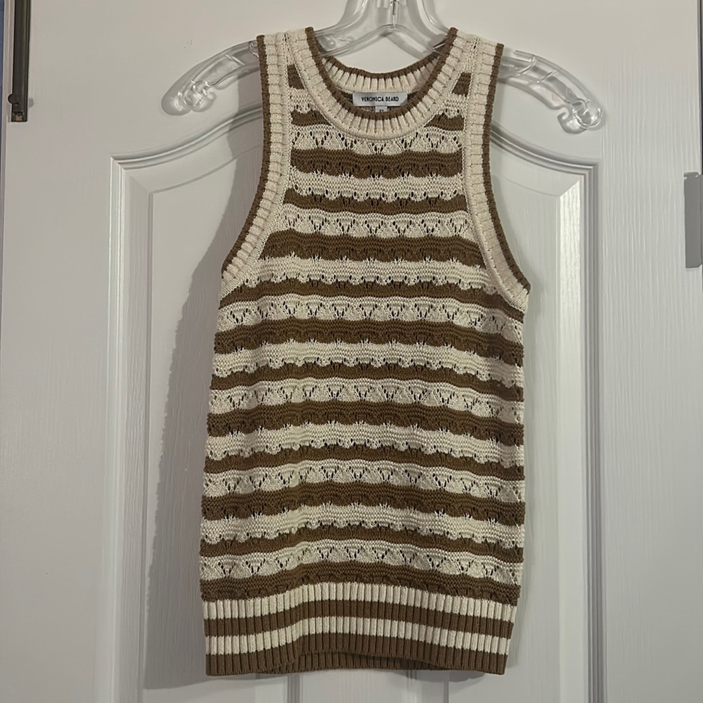 Veronica Beard- Tank top -crochet